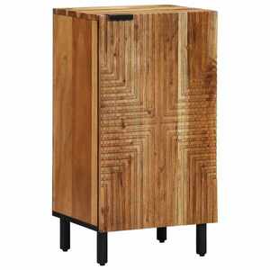 Imagine vidaXL Bufet cu raft cu ușă Maro 40 x 33, 5 x 75 cm Lemn de mango solid
