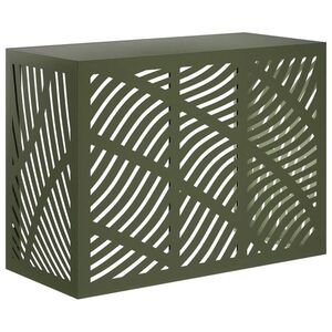 Imagine vidaXL Husă pentru aer condiționat Verde măsliniu 110 x 50 x 80 cm
