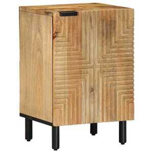 Imagine vidaXL Dulap de baie maro 38x33, 5x58 cm lemn masiv de mango