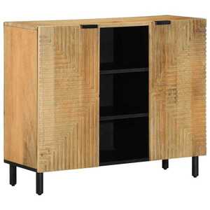 Imagine vidaXL Bufetă maro 90x33x75 cm lemn masiv de mango
