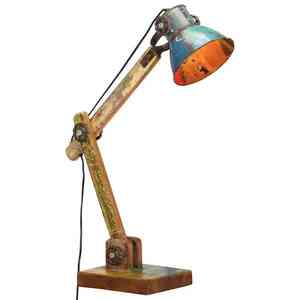 Imagine vidaXL Lampă de birou industrială multicolor 23x18x95 cm E27 rotund