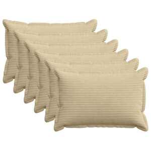 Imagine vidaXL Husă pentru pernă 6 buc. HOUTEN Verde deschis gri 50 x 75 cm