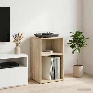 Imagine vidaXL Dulap pentru discuri de vinil Stejar Sonoma 38 x 33 x 61 cm