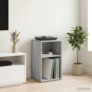 Imagine vidaXL Dulap pentru discuri de vinil Sonoma gri 38 x 33 x 61 cm