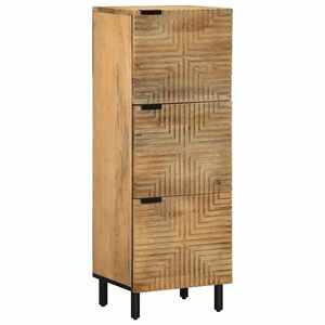 Imagine vidaXL Dulapul maro 40x33x110 cm lemn masiv de mango