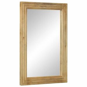 Imagine vidaXL Oglindă de baie maro 50x70x2, 5 cm lemn masiv de mango