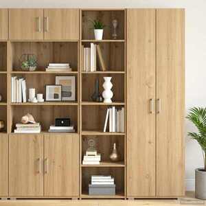 Imagine vidaXL Bufet Stejar Artizanal 45 x 41 x 185 cm Lemn prelucrat