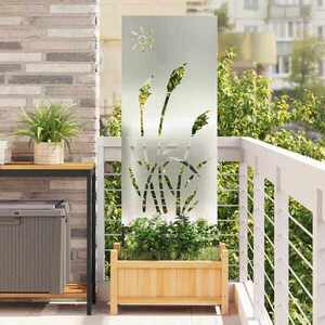 Imagine vidaXL Ecran de intimitate pentru grădină Argintiu 50 x 140 cm