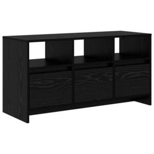 Imagine vidaXL Comodă TV 102 x 37, 5 x 52, 5 cm Stejar Negru Lemn compozit