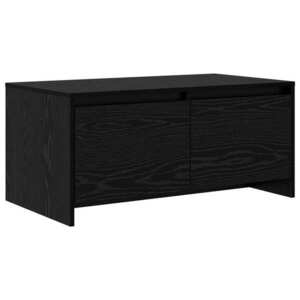 Imagine vidaXL Masă de cafea Stejar Negru 90 x 50 x 41.5 cm Lemn prelucrat