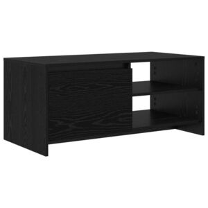 Imagine vidaXL Masă de cafea Stejar Negru 102 x 50 x 45 cm Lemn compozit