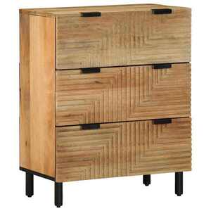 Imagine vidaXL Bufetă maro 60x33x75 cm lemn masiv de mango