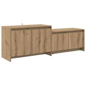 Imagine vidaXL Comodă TV 147 x 35 x 50 cm Stejar Artizanal Lemn compozit