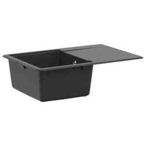 Imagine vidaXL Chiuvetă de bucătărie cu o singură cuvă Granit 67 x 46 x 19 cm