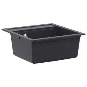 Imagine vidaXL Chiuvetă de bucătărie cu o cuvă Granite 49 x 51 x 30, 5 cm