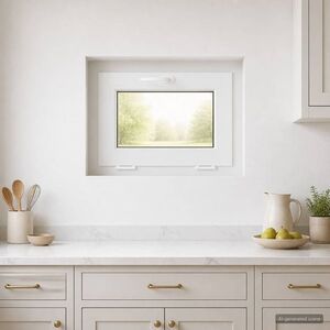 Imagine vidaXL Fereastră subterană cu înclinare RISOR 55 x 40 cm PVC și Sticlă