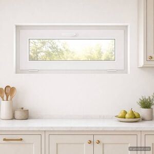 Imagine vidaXL Fereastră subterană cu înclinare RISOR 95 x 45 cm PVC și Sticlă