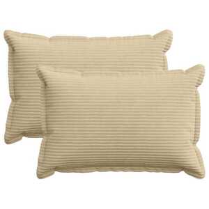 Imagine vidaXL Husă pentru pernă 2 buc. HOUTEN Verde deschis gri 50 x 80 cm