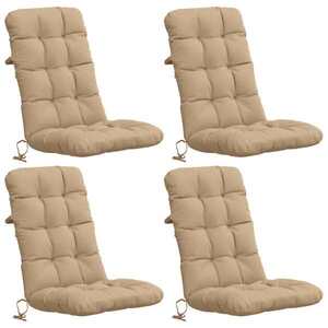 Imagine vidaXL Perne pentru Scaune cu Spătar Înalt - Set de 4 VIANEN 4 pcs