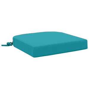 Imagine vidaXL Perna de 1 piesă SOEST 100% Polyester Turcoaz 45 x 45 x 7 cm