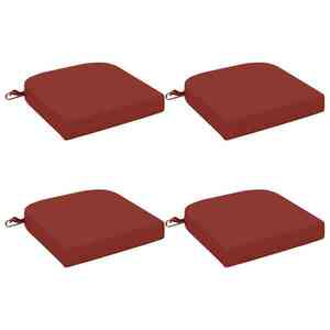 Imagine vidaXL Set de perne de 4 piese SOEST 4 pcs 100% Polyester Roșu