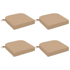 Imagine vidaXL Set de perne de 4 piese SOEST 4 pcs 100% Polyester Nisipiu