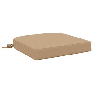 Imagine vidaXL Perna de 1 piesă SOEST 100% Polyester Nisipiu 45 x 45 x 7 cm
