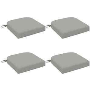 Imagine vidaXL Perne pentru șezut cu 4 piese SOEST 4 pcs 100% Polyester Gri