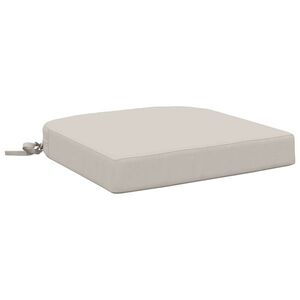 Imagine vidaXL Perna de 1 piesă SOEST 100% Polyester Alb 40 x 40 x 7 cm