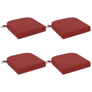 Imagine vidaXL Set de perne de 4 piese SOEST 4 pcs 100% Polyester Roșu Vin