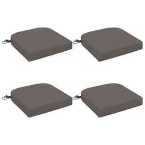 Imagine vidaXL Set de perne de 4 piese SOEST 4 pcs 100% Polyester Gri