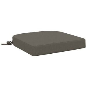 Imagine vidaXL Perna de 1 piesă SOEST 100% Polyester Gri 40 x 40 x 7 cm