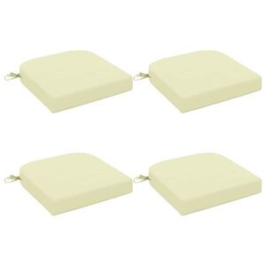 Imagine vidaXL Set de perne de 4 piese SOEST 4 pcs 100% Polyester Crem