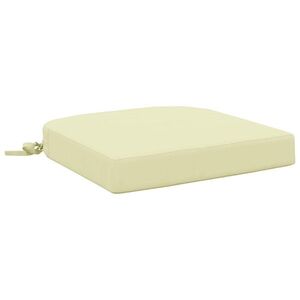 Imagine vidaXL Perna de 1 piesă SOEST 100% Polyester Crem 45 x 45 x 7 cm