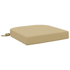Imagine vidaXL Perna de 1 piesă SOEST 100% Polyester Bej 40 x 40 x 7 cm
