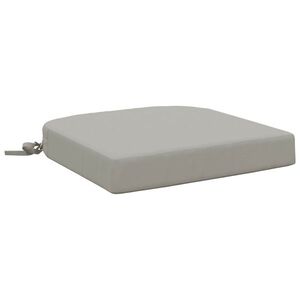 Imagine vidaXL Perna de 1 piesă SOEST 100% Polyester Gri 45 x 45 x 7 cm