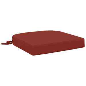 Imagine vidaXL Perna de 1 piesă SOEST 100% Polyester Roșu 40 x 40 x 7 cm