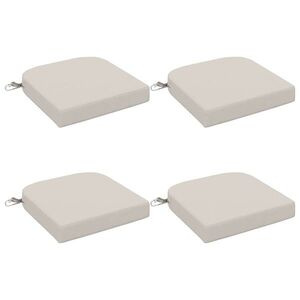 Imagine vidaXL Set de perne de 4 piese SOEST 4 pcs 100% Polyester Alb