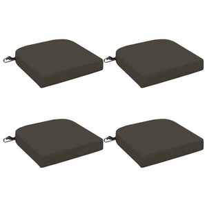 Imagine vidaXL Set de perne de 4 piese SOEST 4 pcs 100% Polyester Antracit