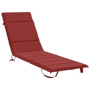 Imagine vidaXL Perna pentru Șezlong GEMERT 100% Polyester Roșu Vin