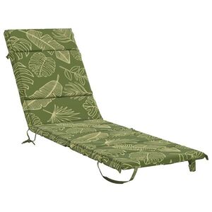 Imagine vidaXL Perna pentru Șezlong GEMERT 100% Polyester Design cu frunze