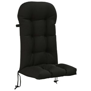 Imagine vidaXL Perna de șezlong pentru soare PUTTEN 100% Polyester Negru