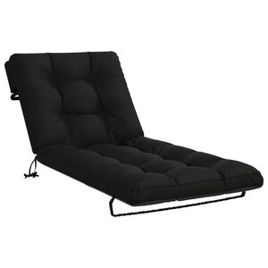 Imagine vidaXL Perna pentru Șezlong VIANEN 100% Polyester Negru