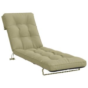 Imagine vidaXL Perna pentru Șezlong VIANEN 100% Polyester Verde deschis