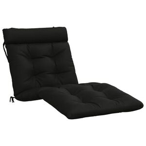 Imagine vidaXL Perna pentru Șezlong VIANEN 100% Polyester Negru