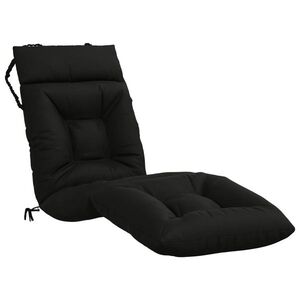 Imagine vidaXL Perna pentru Șezlong VIANEN 100% Polyester Negru