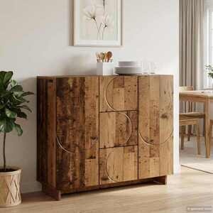 Imagine vidaXL Bufet Lemn vechi 85, 5 x 31 x 75 cm Lemn prelucrat