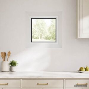 Imagine vidaXL Fereastră pentru Beciu RISOR 30 x 30 cm PVC și Sticlă