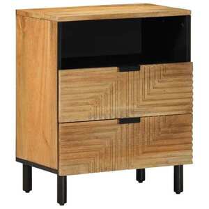 Imagine vidaXL Noptiera maro 50x33x60 cm lemn masiv de mango