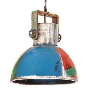 Imagine vidaXL Lustră suspendată industrială 25 W multicolor 40 cm E27 rotund